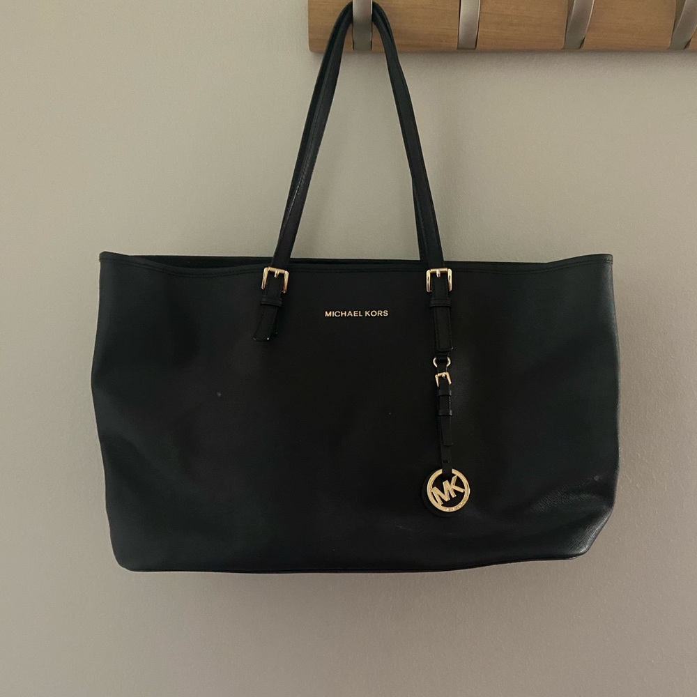 Michael Kors leather tote bag